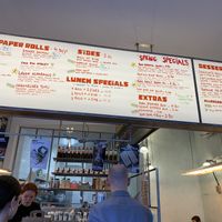 Menu June 2022  at Knees to Chin in Brussels