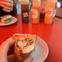 Stay tofu roll  at Knees to Chin in Brussels