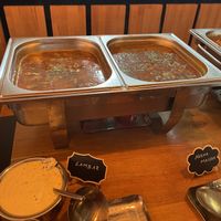 Sambar and akka massor   at Bhaji Pala in Gatley