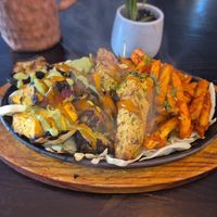 Mixed sizzler starter at Bhaji Pala in Gatley