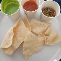Poppadum & Chutneys at Bhaji Pala in Gatley