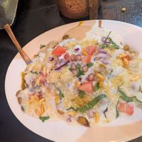 Samosa Chaat at Bhaji Pala in Gatley