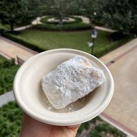 Vegan Beignet from Port Orleans French quarter   at Scat Cat's Club in Orlando