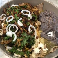 Chiaquiles verdes at Mora Mora - Condesa in Mexico City