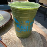 Smoothie de plátano y espinacas   at Mora Mora - Condesa in Mexico City