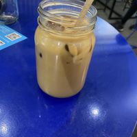 Chobani Oat Iced Lattee  at Mora Mora - Condesa in Mexico City