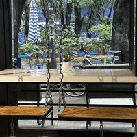 Love the swings in here  at Mora Mora - Condesa in Mexico City