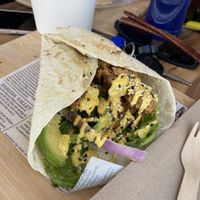 Chicken wrap  at Plant Based Eatz in Gold Coast