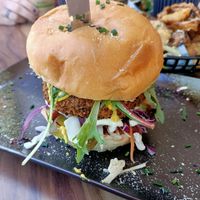 California Dreamin' Burger at Plant Based Eatz in Gold Coast