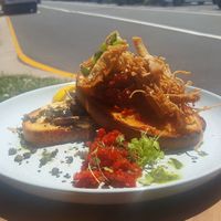 Dukkah Mushrooms at Plant Based Eatz in Gold Coast