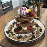 Nutella pancakes at Plant Based Eatz in Gold Coast
