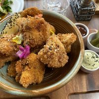Cauliflower wings at Plant Based Eatz in Gold Coast