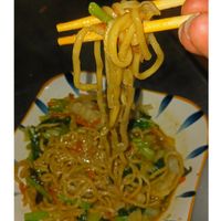 Chow mein at Ā Fēn SùShí 阿芬素食 in Yuchi