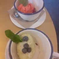 Vegan ice cream at Alter Schlachthof in Bressanone