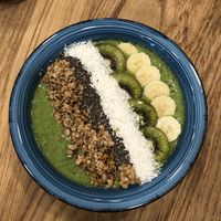 Grüne Smoothiebowl at Kaffeewerft in Bielefeld