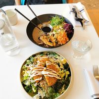 Chashu tofu ramen, kale Caesar at Archway Verdun in Montreal