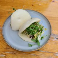 bao bun appetizer with ailoi at Archway Verdun in Montreal