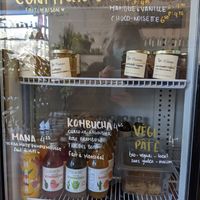 Yogurt, kombucha, etc. at Epicerie Muscade in Montreal