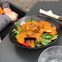 Satay salad bowl with tofu instead of c*****n  at Wholesome Kitchen in Mullingar