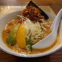 Vegan tempura miso ramen at Takumi 3rd in Dusseldorf