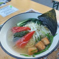 Yuzu Shio Ramen with lemon (13.50) at Takumi 3rd in Dusseldorf