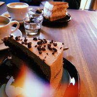 Erdnuss-Schoko- & Tiramisu-Torte  at Fräulein Grün in Garmisch Partenkirchen