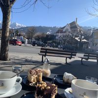 torte mir ausblick 😍  at Fräulein Grün in Garmisch Partenkirchen