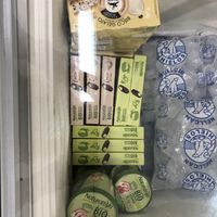 Vegan ice cream at Unide Supermercado in El Hierro