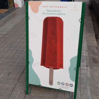 The Ice cream  at Quart de Kilo in Valencia