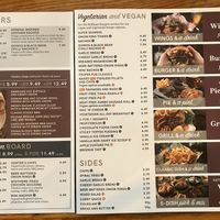 Menu (December 2019) at The Hereward in Ely
