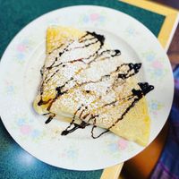 Cinnamon chocolate peanut butter banana at Kelly's Cafe in Brunswick