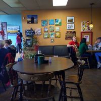 Dining area at Kelly's Cafe in Brunswick