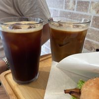 Iced lattes  at Shochiku-en in Tokyo