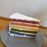 Rainbow Cake  at Shochiku-en in Tokyo
