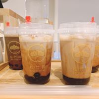 bubble tea at Shochiku-en in Tokyo