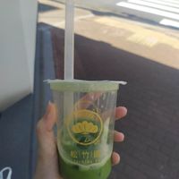 unfortunately I didn't take any picture before starting to drink my matcha latte at Shochiku-en in Tokyo