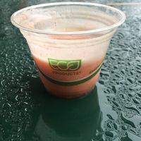 Compostable cup at Southside Dining Hall in Fairfax