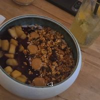 Vegan Chia pudding at Lion's Locker in Budapest