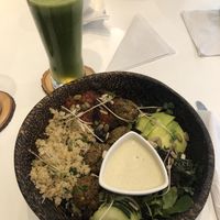 Great healthy good find inside the Sarit Centre mall. Lots of vegetarian options, juices and can be made vegan .  at Roro's in Nairobi