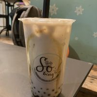 Blueberry boba tea  at So Bing - Bograshov in Tel Aviv