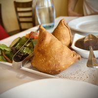 Samosas  at The Indian Hut in Chelsea