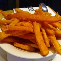Sweet potato fries at Ambleside Youth Hostel in Ambleside