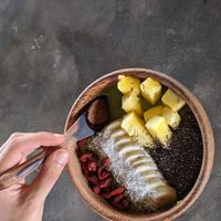 tropical smoothie bowl at MEMO Boutique Hotel in Ahangama