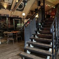 Multi-level seating   at Blå Rock in Tromsoe