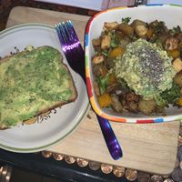 Pan fry & avocado toast ! at Plant in Fairfield