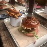 Vegan burger  at BrewDog - Outpost in Dublin