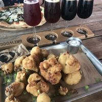 Cauliflower wings and vegan mayo (and vegan pizza) at BrewDog - Outpost in Dublin