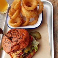 Beyond Burger and onion rings at BrewDog - Outpost in Dublin