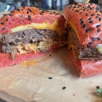 Double cheese burger (no bacon)  at BrewDog - Outpost in Dublin