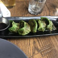 Vegan dumplings  at Mofu Shoppe in Raleigh
